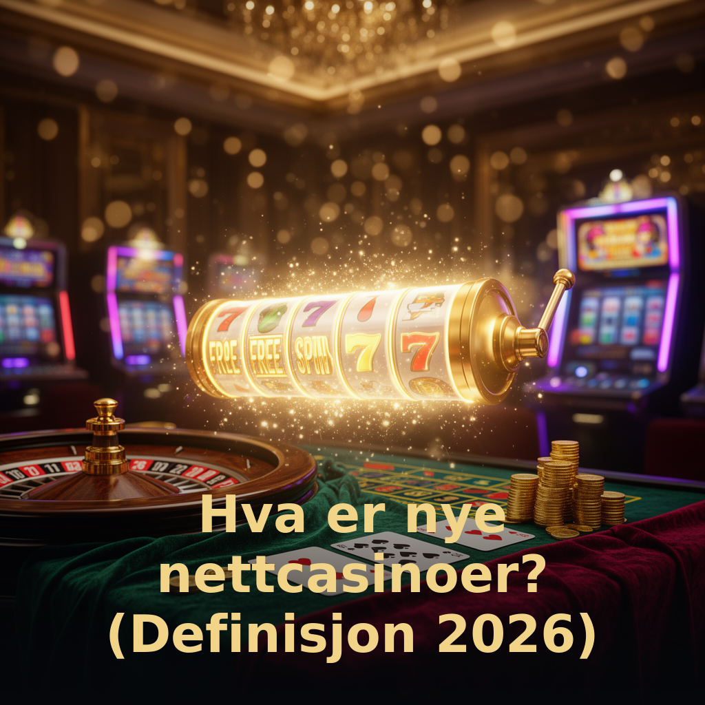 Hva er nye nettcasinoer? (Definisjon 2026)